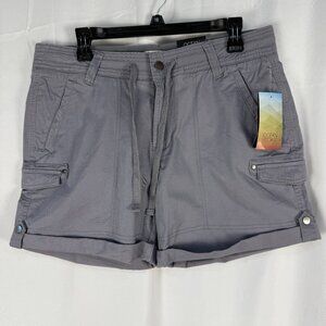 Ocean Coast Women Grey Shorts Size 8